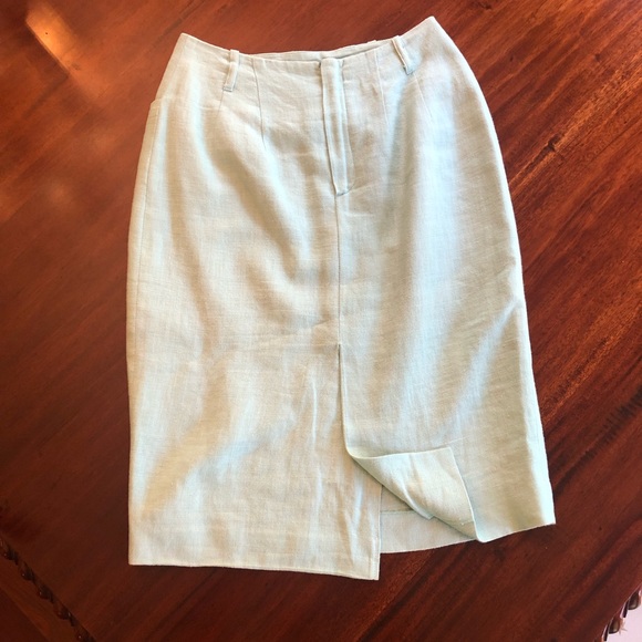 French linen skirt with full lining - Picture 5 of 10